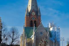 Nikolaikyrkan är under renovering.