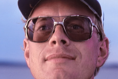 Jag själv ombord på vår segelbåt.