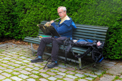 Flöjtist.