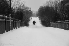 En vinterpromenad.