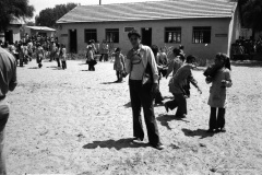 Skolgård i Gaza.