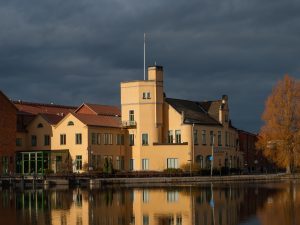 Nu hotell förr Munktells kontor.